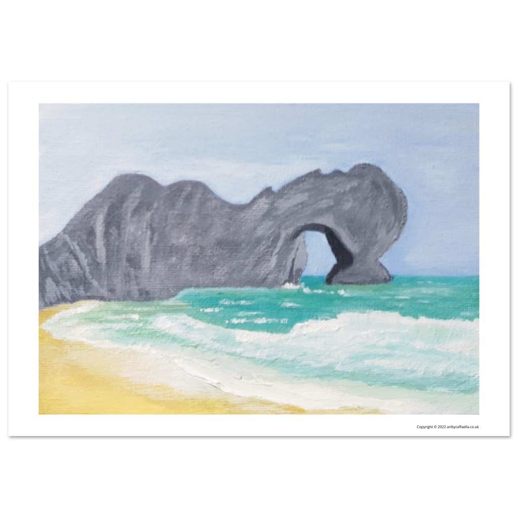 Durdle Door  | Fine Art Poster A4  21x29.7 cm / 8x12"